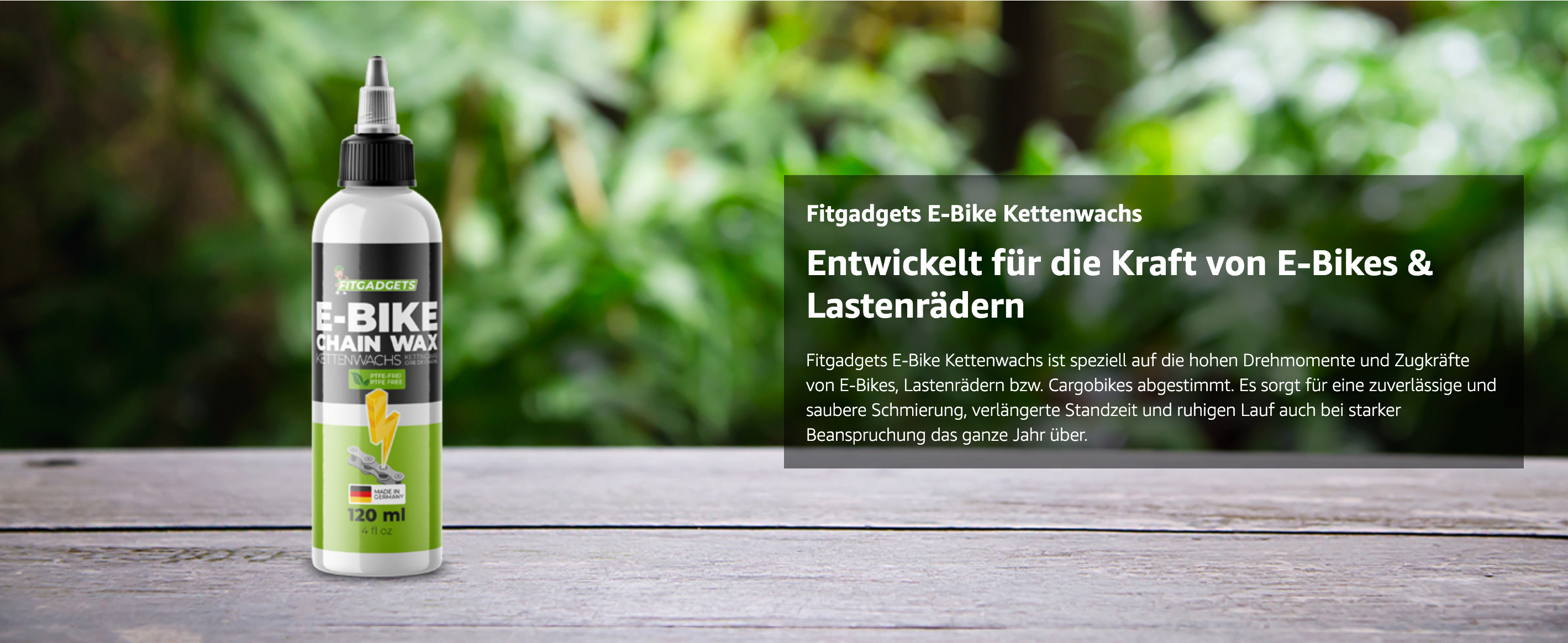 Fitgadgets E-Bike Kettenwachs